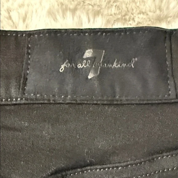 7 For All Mankind Men's Black Relaxed Jeans - Picture 4 of 5